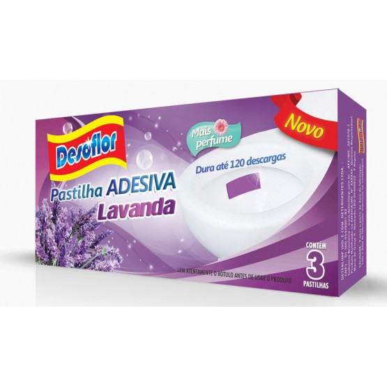 Pastilha Adesiva Desoflor c/3