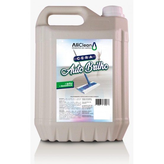 Cera Auto Brilho Incolor Ali Clean 5L