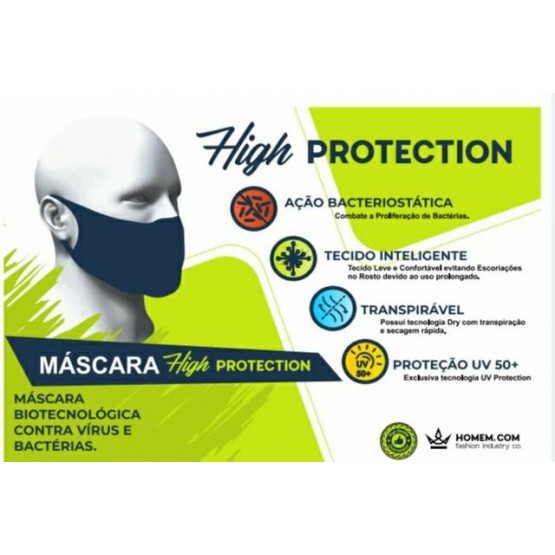 Máscara High Protection Lavável