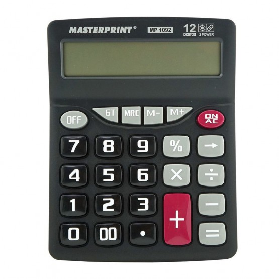 Calculadora de Mesa 12 Dígitos MP 1092 Masterprint