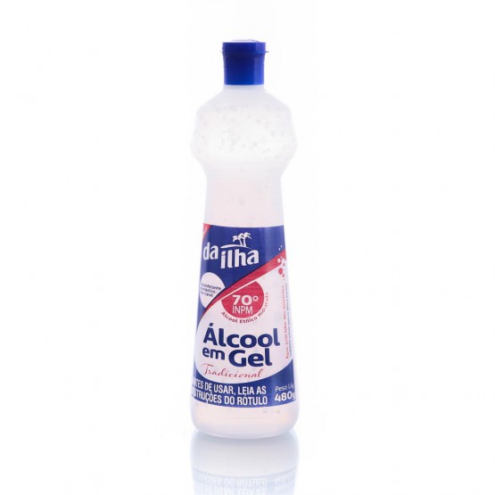 Álcool gel 70º Ilha c/500g