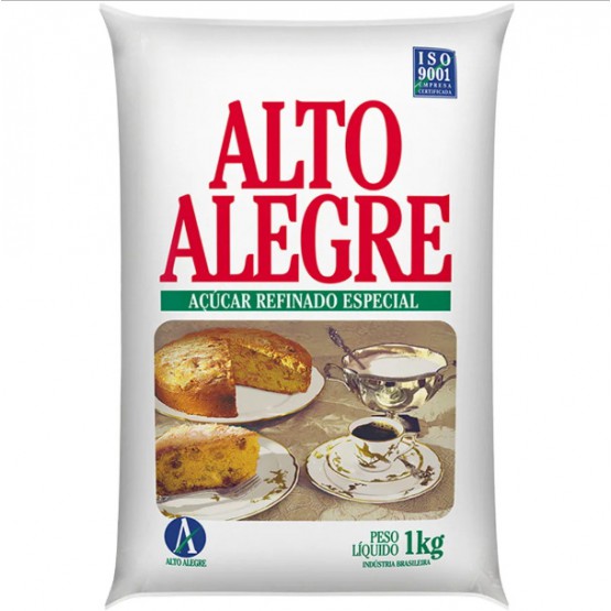 Açúcar Refinado Alto Alegre 1kg