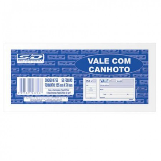 Bloco Vale s/ Canhoto 50f São Domingos
