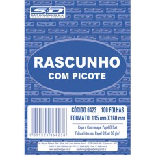 Bloco Rascunho c/ Picote 100f São Domingos