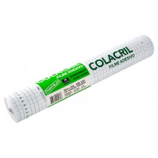 Papel Contact Colacril 70 micras Transparente 45cm x 25m