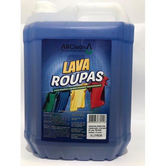 Lava Roupas Líquido Ali Clean 5L